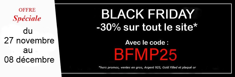 Black Friday : -30% sur tout le site* !