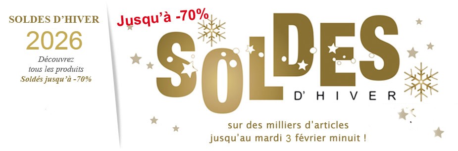 Profitez des SOLDES d'hiver sur vos articles préférés !