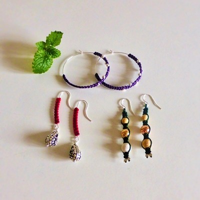 Tutoriel Boucles d'oreilles indiennes en perles Miyuki 