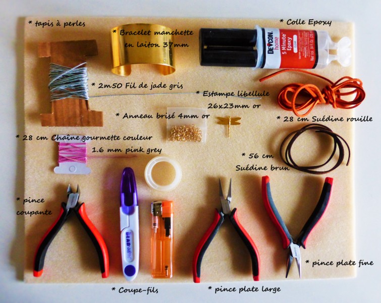 materiel necessaire manchette zia atelier matiere premiere materiel necessaire manchette zia atelier matiere premiere
