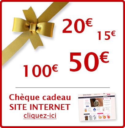 Chèque cadeau pour le site internet