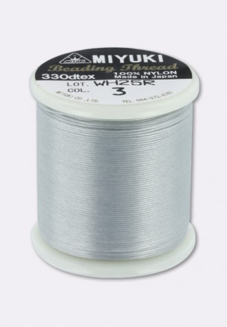 Fil Miyuki en nylon pour le tissage des perles de rocailles