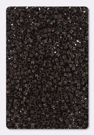 Image des perles Miyuki Delica Opaque chocolate brown