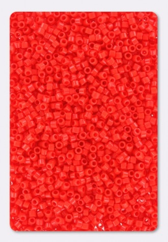 Image des perles Miyuki Delica Opaque light siam