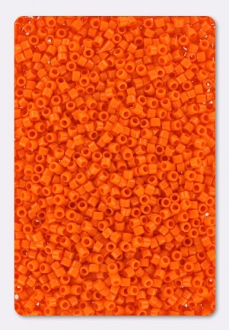Image des perles Miyuki Delica Opaque mandarin