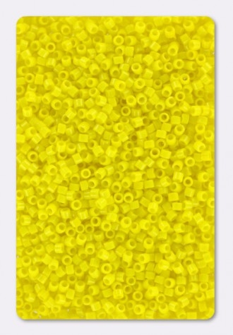 Image des perles Miyuki Delica Opaque yellow